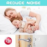 Vicloon 6Pcs Silicone Door Stopper Wall Protector Bumper Pads Transparent 1.57in view 7