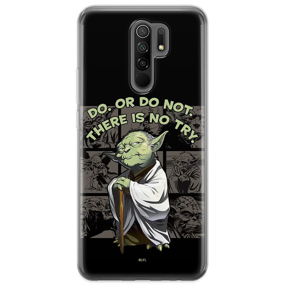 ERT GROUP mobile phone case for Xiaomi REDMI 9 original and officially Licensed Star Wars pattern Yoda 007 optimally adapted to the shape of the mobile phone, case made of TPU
