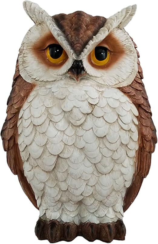 Owl Statue, Resin Material, Waterproof and Sunscreen, Home Decoration