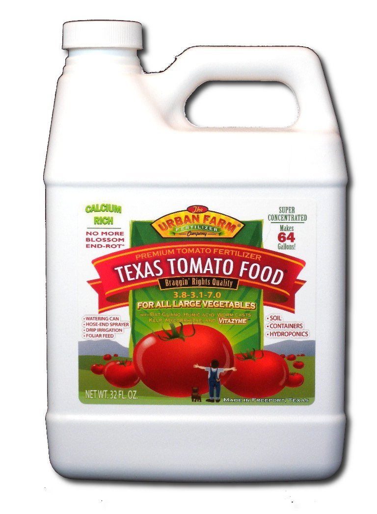 Urban Farm Fertilizers Texas Tomato Food, Competition Tomato Fertilizer, 1 quart.
