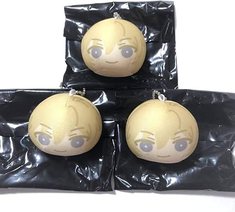 Amazon あんさんぶるスターズ あんスタ おまんじゅうにぎにぎマスコットちび おまんじゅう ちびまん 羽風薫 3個セット まとめ アニメ 萌えグッズ 通販