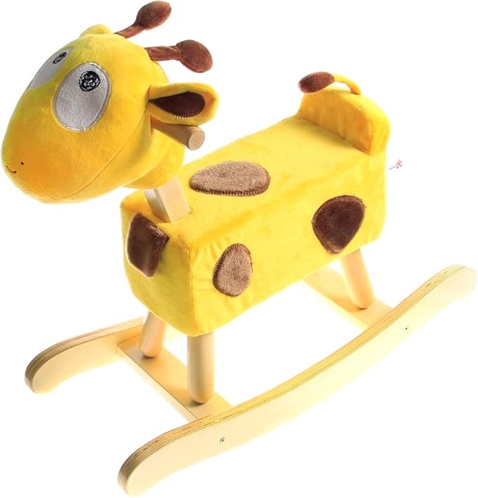 Labebe Caballito Balancin Bebé, Caballito Madera Para De Jirafa