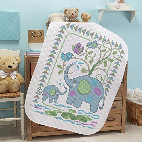 cross stitch baby quilt kits 