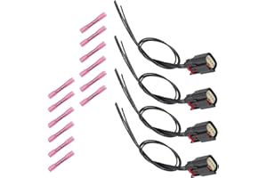 KASturrboo 4 Pcs Ignition Coil Connector Harness 9U2Z14S411EA Compatible with V6 V8 Flex F150 F250 F350 Explorer Lincoln MKS MKT MKX S2280 WPT931