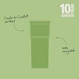 Brabantia Sort & Go Recycle Bin 40L Grey with Stay-Open Lid view 7