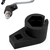 Offset Oxygen Sensor Socket - Automotive 3/8-Inch Drive by 7/8-Inch 22mm, Wire Gate Accesses Sensor from Side, Universal for Most Models of Cars Oxygen Sensor Offset Puller