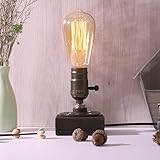 mercantile design tabletop edison lamp