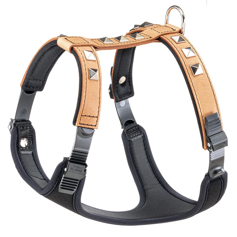 Ferplast Giotto Luxor Dog Harness, M, 40-50 cm/ 60-70 cm, Beige