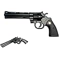 Colt Python Foam Replica Revolver – 11.5” PU Foam Cosplay Prop – Iconic Snake Gun from Movies, Games & Anime Halloween Collections (Black)