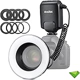 Godox ML-150II ML150II Macro LED Ring Flash Speedlite GN12 0.1-2s Recycle Time 5800K±200K for Sony Canon Nikon Fuji Olympus P