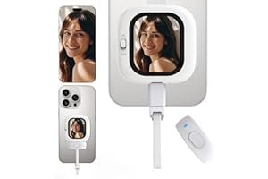 BrexLink × Founist Phone Vlog Selfie Monitor Screen, AMOLED Display, Plug and Play, No App Needed, Fully Unlock iPhone Rear Camera for Vlogging and Live Streaming, Only for iPhone 15 and Newer