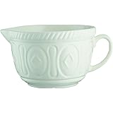 Mason Cash Colour Chip Resistant Earthenware Batter Mixing Bowl-Cream, Ceramic 26 x 19.7 x 13 cm