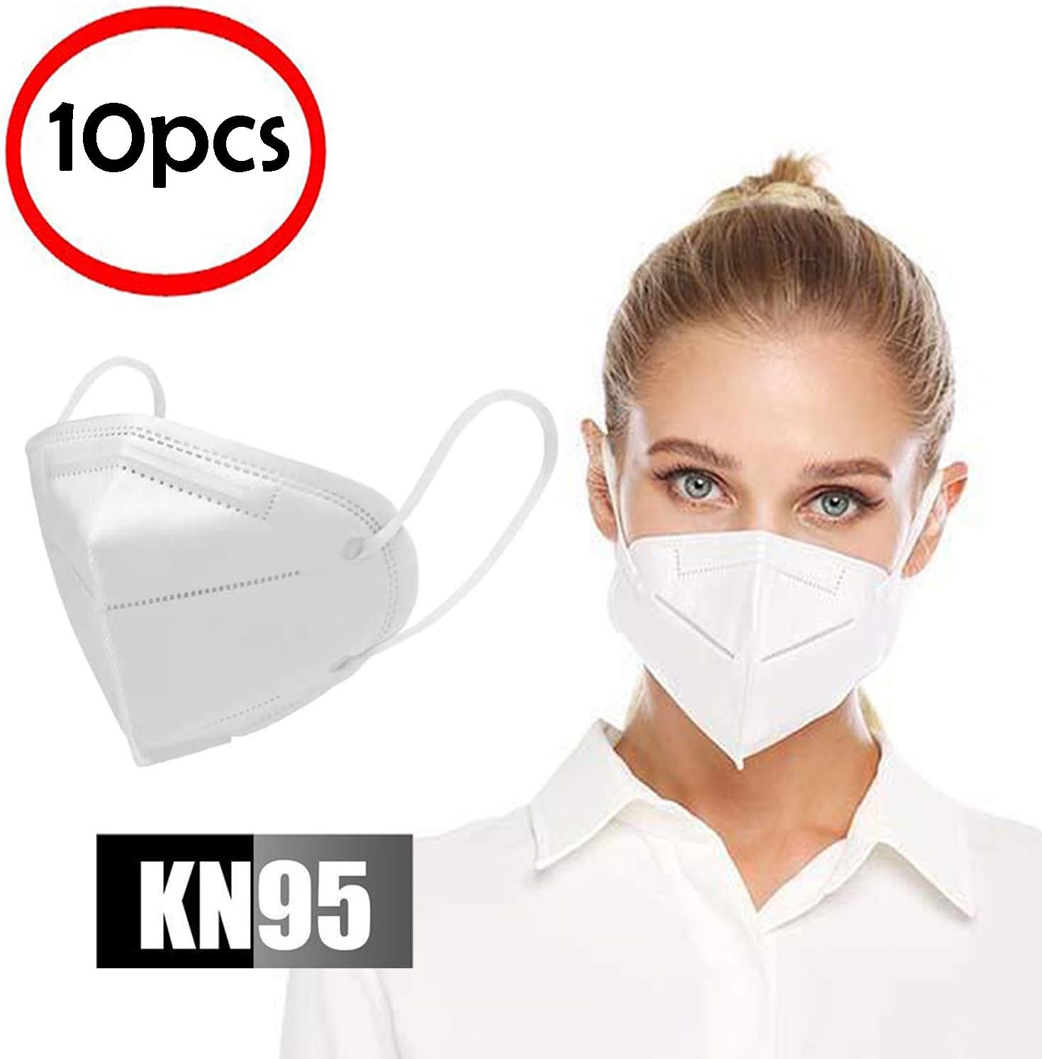 Omdoxs [10 Pack] of 5-layer Reusable Facial Protection Filtration>95%, CE Certification (10pcs)