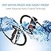 Wireless Earbuds, Waterproof Bluetooth Headphones In-Ear Buds Earphones with Mic + Carrying Case, 12 Hours Play Time for Sport Workout, Noise Cancelling / Sweatproof - Sugoiti