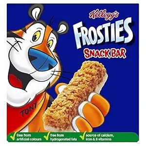 Kellogg's Frosties Cereal Milk Bars 6 x 27g - Pack of 6