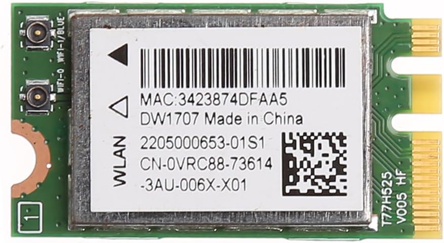 NAOTAI 300M Wireless Bluetooth NGFF WIFI Card For Dell DW1707 VRC88 Qualcomm QCNFA335