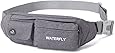 WATERFLY Water Resistant Waist Bag Fanny Pack / Hip Pack Bum Bag for Man Women Sports Travel Running Hiking / Money iPhone 6 / 7 6S / 7S Plus Samsung S5 S6