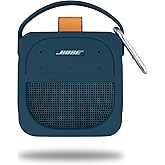 for Bose SoundLink Micro Portable Bluetooth Speaker (2nd Gen), Wireless Outdoor Speaker Silicone Protective Case, Portable Travel Case with Carabiner (Twilight Blue) - co2CREA