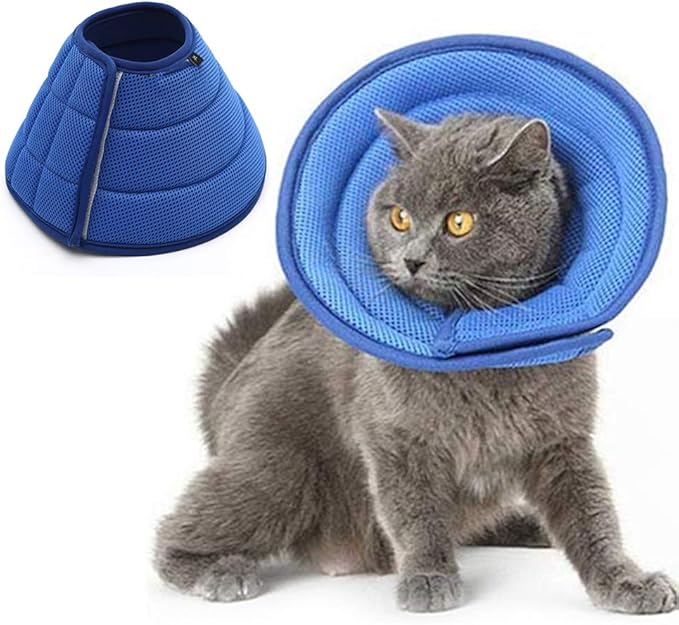 Dog Cone Collar for Surgery, Breathable Mesh