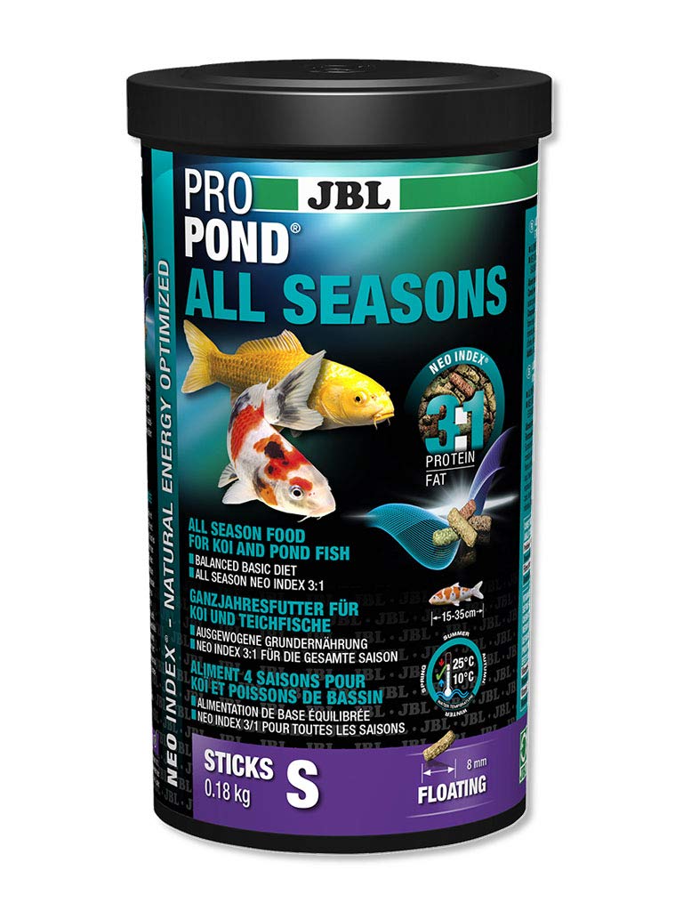 JBL All-season feed for Koi, floating sticks, season feed, ProPondAll seasons