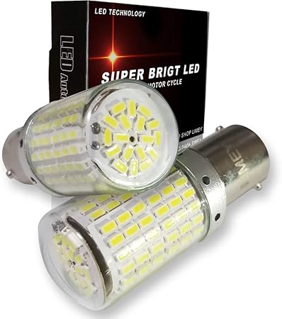 Amazon Limey S25 144連 Led バックランプ シングル ホワイト 白 ピン角180度 ハイフラ防止抵抗内蔵 爆光 3014smd 6000k アルミヒートシンク 耐久性抜群 超広角レンズ装着 普通車 ハイブリッド車 Hv車 Ev車 対応 リフレクター同色化シルバー仕上 Dc12v車用 日本語取