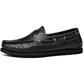 ALITIKAVIC Mens Boat Shoes Leather Casual Dress Shoes Classic Loafers