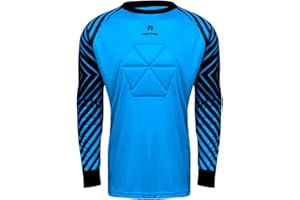 MOTINY Goalkeeper Jersey Chest Padded Goalie Shirt for Adult/Kids Soccer Elbow Padded Youth/Adult Sizes Long Sleeve…