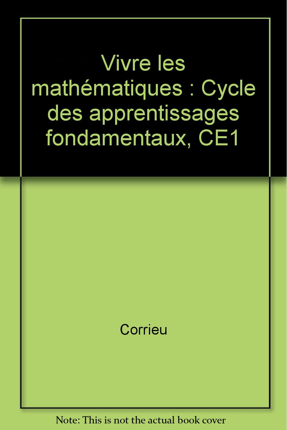 Vivre Les Mathématiques Cycle Des Apprentissages - 