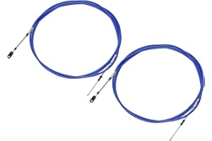 ACROPIX Universal 500cm 16FT 33C/3300 Marine Boat Throttle Shift Control Cable Blue with Fastening Head for Yamaha Outboard E