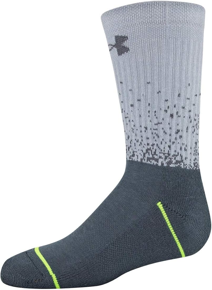 Under Armour Youth Phenom Crew Socks, 3-Pairs: Clothing