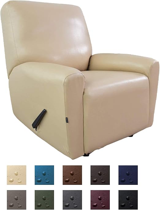 Amazon Com Easy Going Pu Leather Recliner Slipcovers Waterproof