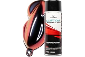 DIDSPADE Chameleon Spray Paint 12oz Aerosol Color Shift Spray Paint for Cars, Bikes, Wheels (Black, Purple, Red, Orange, Gold (ASSASIN))