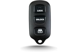 RemoteMatch Car Key Fob for Toyota 1999-2009 4Runner 2001-2007 Sequoia Keyless Entry Remote Replacement 4 Buttons (FCC ID: HY