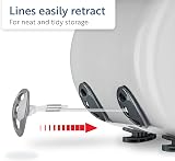 Minky Retractable Duo Reel Washing Line Grey 30m Drying Space view 7
