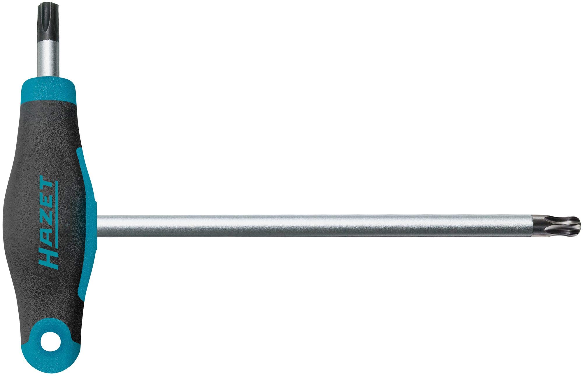 Hazet 829KKT-T30 Angled Screwdriver Short and Long Blade for Flexible Use Torx Profile Size T30 Dark Blue — image 1