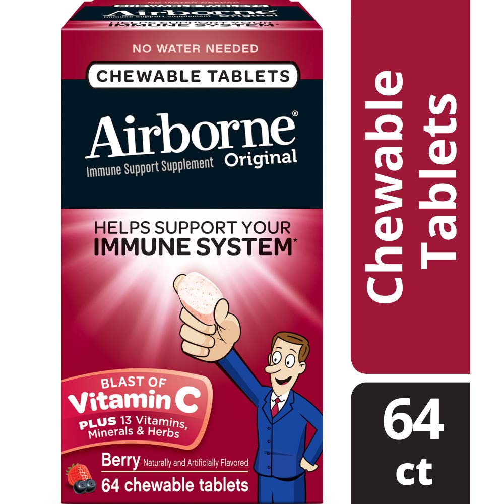 Airborne Vitamin C 1000mg Immune Support Supplement