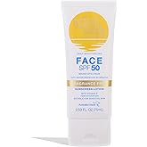 Bondi Sands Fragrance Free Daily Sunscreen Face Lotion SPF 50 | Hydrating UVA + UVB Protection, Non-Greasy, Gentle, Water Resistant | 2.53 Oz/75 mL