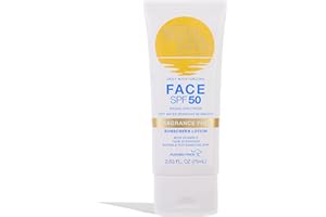 Bondi Sands Fragrance Free Daily Sunscreen Face Lotion SPF 50 | Hydrating UVA + UVB Protection, Non-Greasy, Gentle, Water Resistant | 2.53 Oz/75 mL