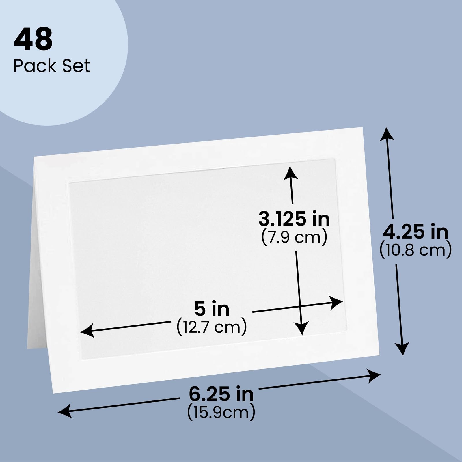 Card Paper Frame Mua Best Paper Greetings 48 Pack Photo Frame Cards with Envelopes 4x6 ...