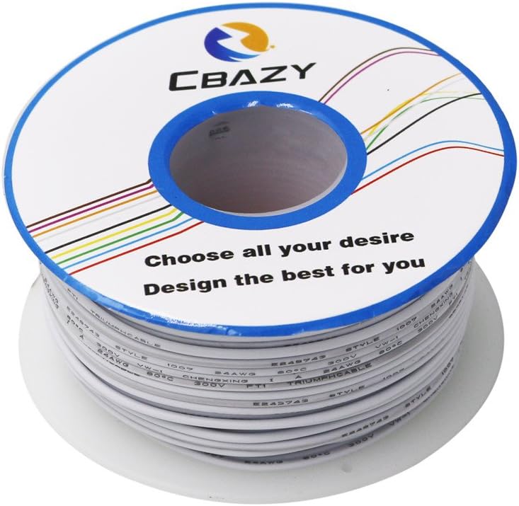 Electrical Wire Green Yellow White 82 Feet Stranded Wire 22 Gauge Flexible Silicone Wire 22awg 25m Cbazy Hook Up Wire Electrical Wire Electrical