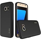 TOTU Impact Resist Rugged Slim Dual Layer Protective Case for Samsung Galaxy S7 - Black