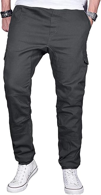 slim fit cargo trousers