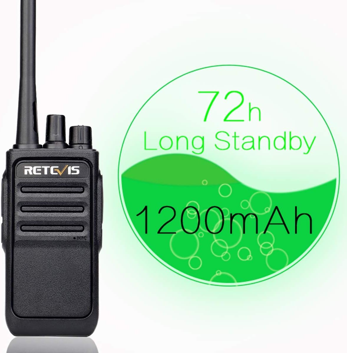 Retevis RT617 Walkie Talkies, PMR446 Walkie Talkies for Adults License Free 16 Channels, Emergency Walkie Talkie - Image 5