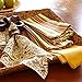 Worldexplorer Handmade Concave Wood Napkin Rings - Artisan Crafted In India (Pack Of 6)