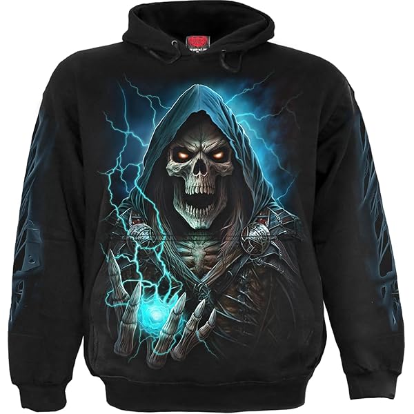 Spiral - Grieving Angel Graphic Hoody - Black, 100% Cotton Fleece 1 thumbnail image