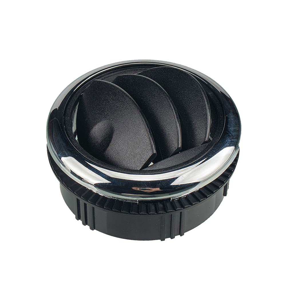 Photo 1 of 2PCS Universal Round Air Outlet Vent Air Conditioner Ceiling Vent Deflector for Car RV Bus (Black)