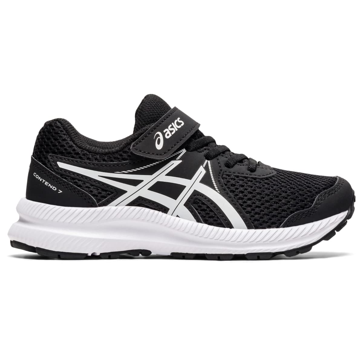 ASICS Contend 7 PS (Toddler/Little Kid) Black/White