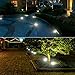 outdoor goods Upgraded Solar LED Garden Outdoor In-ground Lights Patio Yard Lawn Driveway Bright White 2019 Version 4 Pack