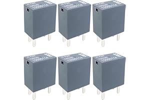 CUTTNELL 6-Pack 13500114 8385 Relays 12VDC 40A 4-Pin SPST Automotive Relay - Compatible with Select GM Vehicles (for Buick Enclave, Chevrolet Silverado) - Fixes Fuel Pump, Ignition & P0615/P0641 Errors