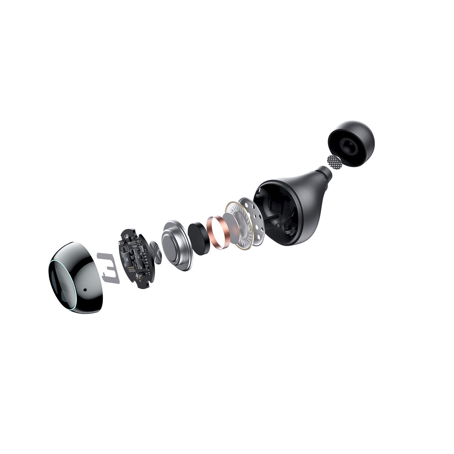 Bluetooth Kopfhörer Unterstützt von Qualcomm® aptXTM Codec, TRANYA B530-Pro Ununterbrochene 10-stündige Musikwiedergabe mit einer einzigen vollen Ladung